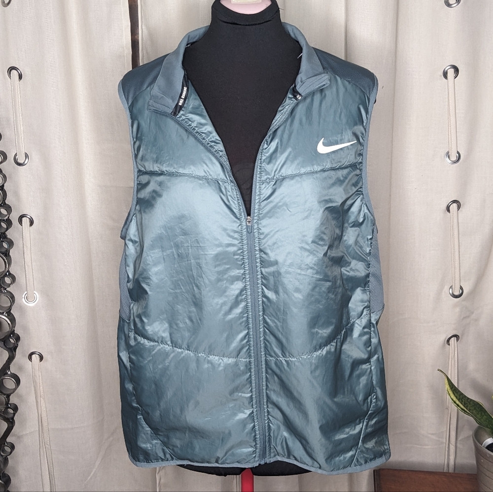 Nike running blue vest Large